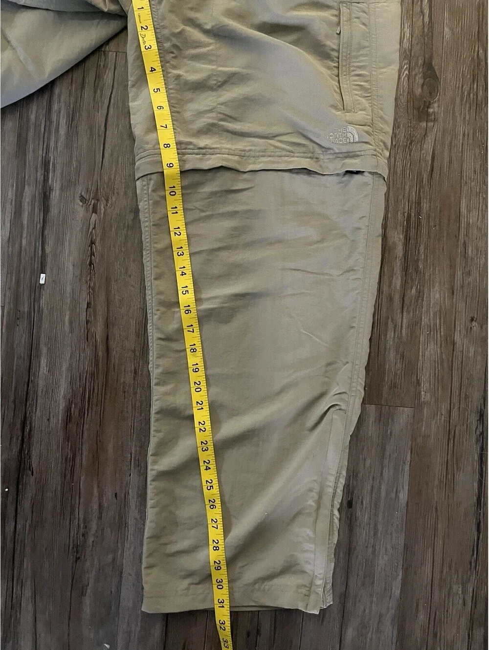 The North Face Men’s Beige Convertible Hiking Pants Sz 38